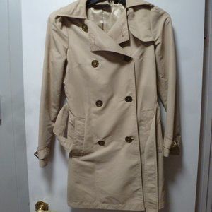 RLZ - Comfortable Loose Fitting  Double  Trenchcoat - XX Small